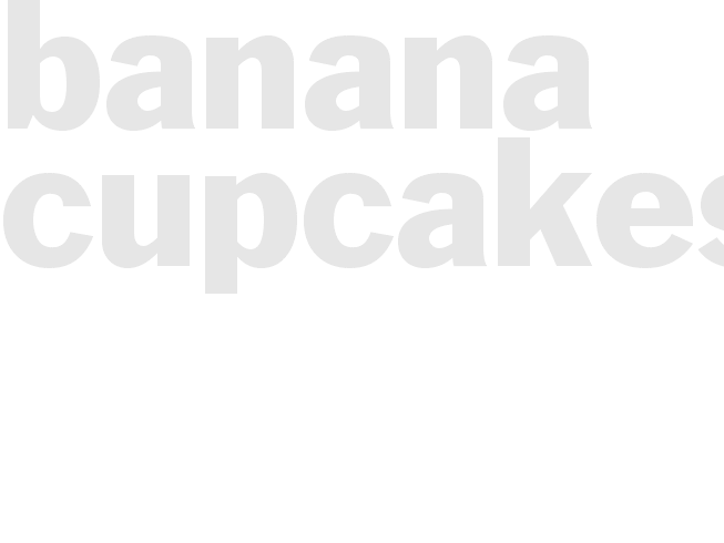 Banana Cupcakes