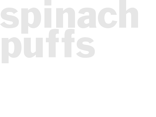 Spinach Puffs