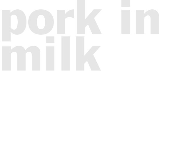 Pork in Milk