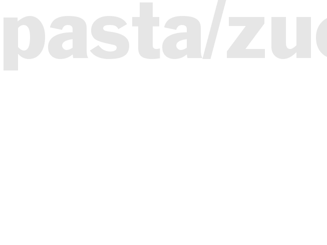  Pasta/Zucchini
