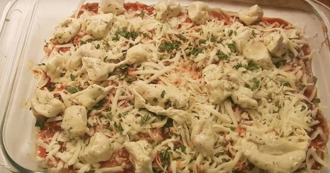 Simple chicken parmesan casserole 