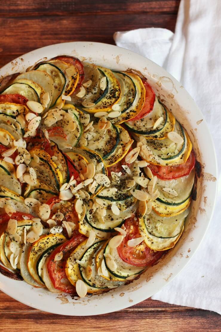 Zucchini, Tomato and Potato Casserole