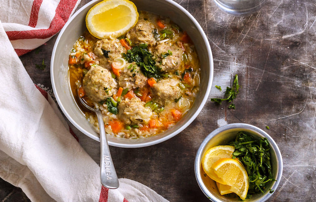 Meatball and Rice Soup