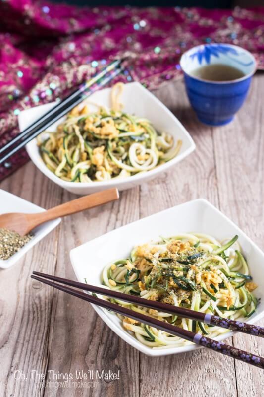 Asian Fried Zucchini “Noodles”