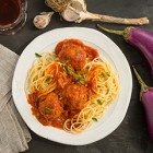 Eggplant and White Bean Meatballs