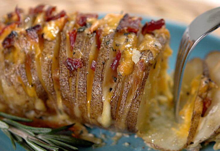 Smoky Hasselback Potato