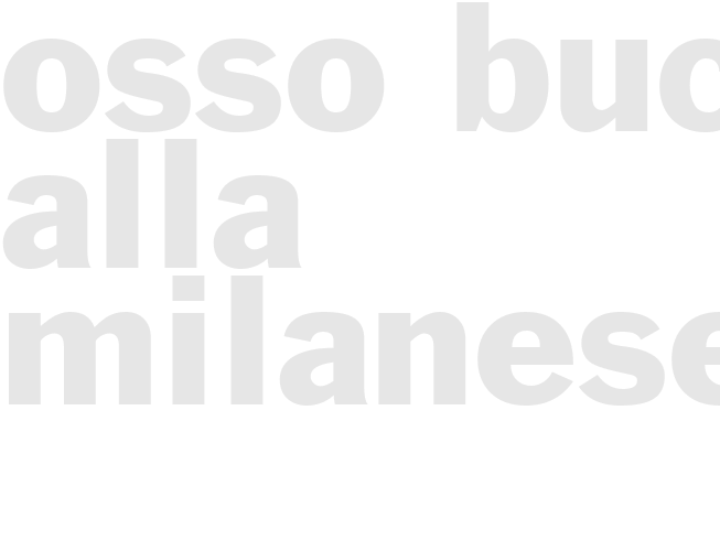 Osso Buco Alla Milanese
