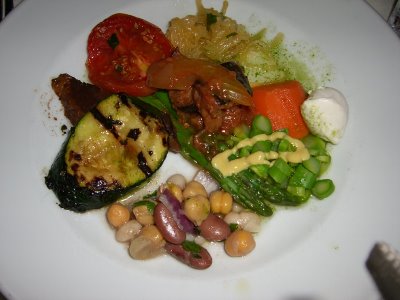 Ancient Charcolied Swordfish with Zuccuni and mushrooms