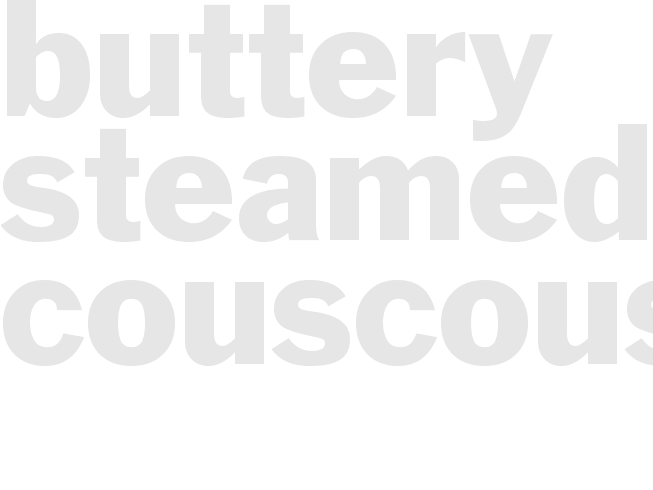 Buttery Steamed Couscous
