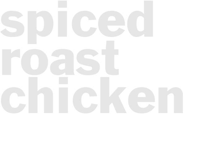 Spiced Roast Chicken
