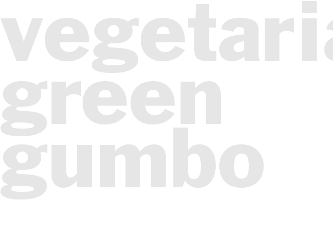 Vegetarian Green Gumbo