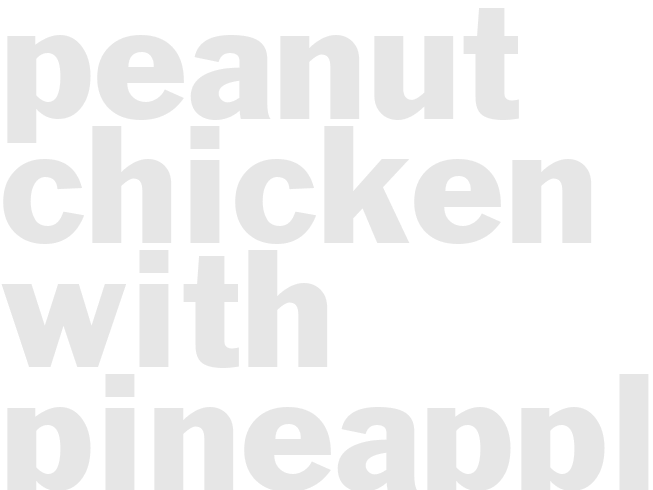 Peanut Chicken with Pineapple Salsa
