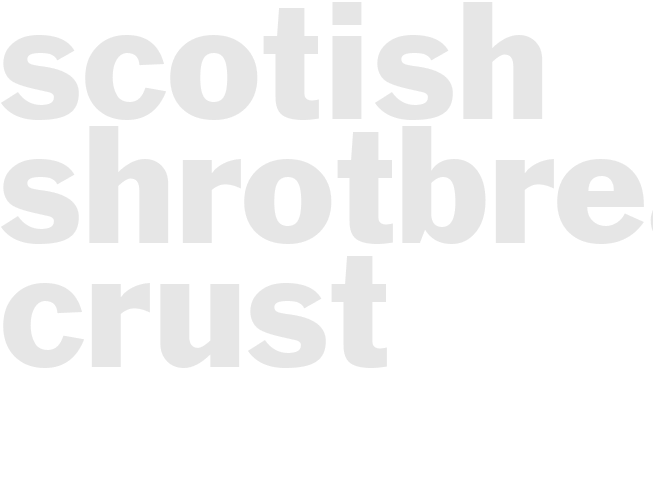 Scotish Shrotbread Crust