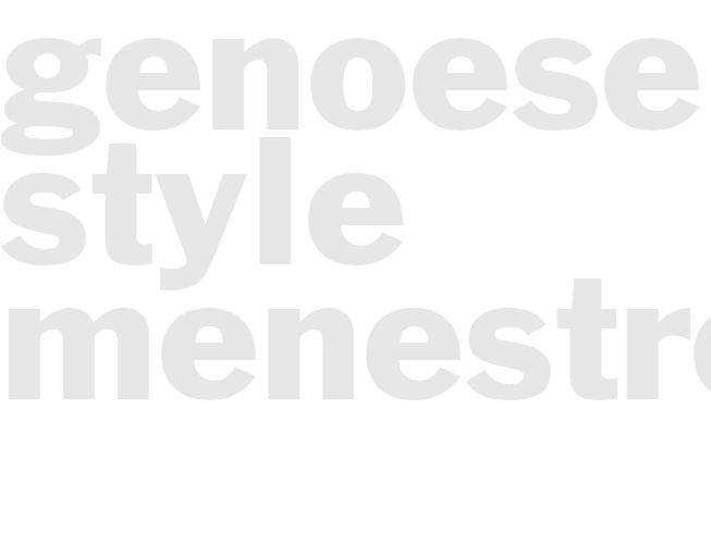 Genoese-Style Menestron 