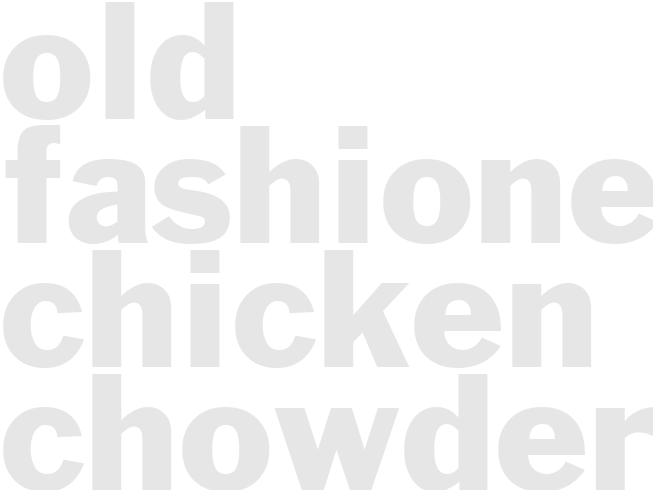 Old-Fashioned Chicken Chowder
