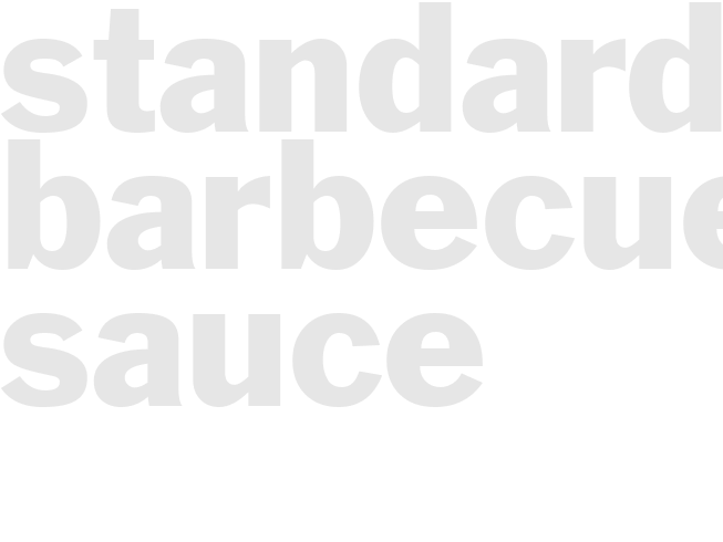 Standard Barbecue Sauce