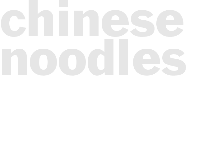 Chinese Noodles 