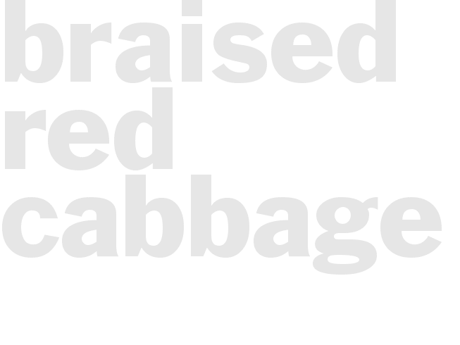 Braised Red Cabbage