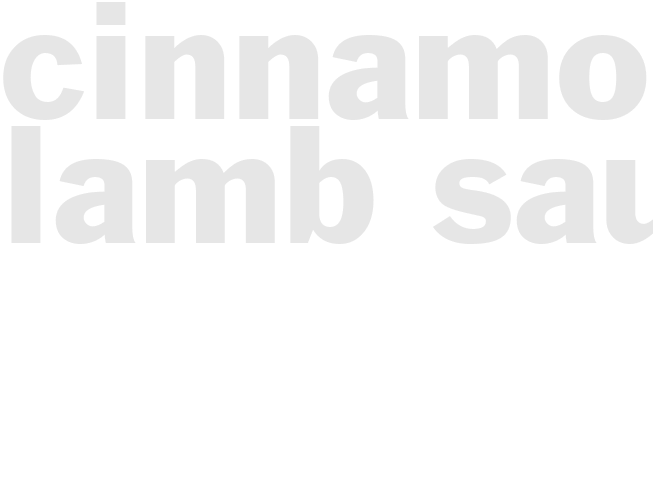 Cinnamon Lamb Saute