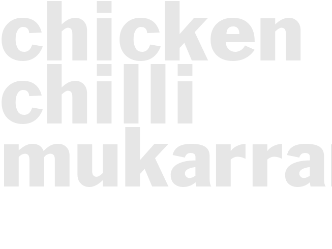 Chicken Chilli Mukarrama