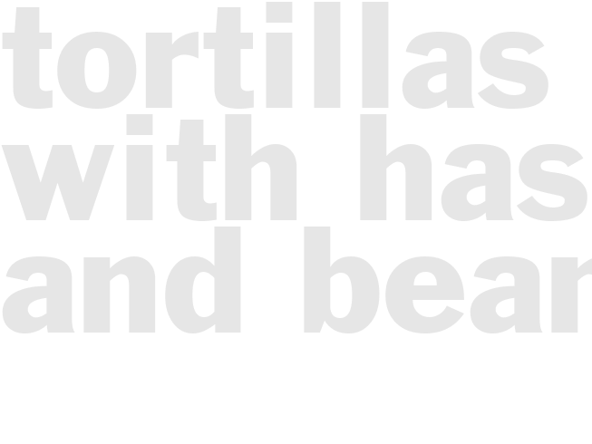 Tortillas with Hash and Beans