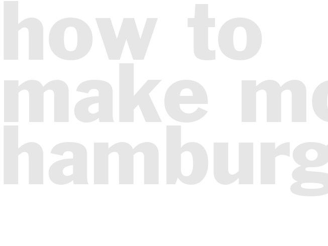 How to make moist hamburgers