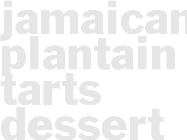 Jamaican Plantain Tarts Dessert