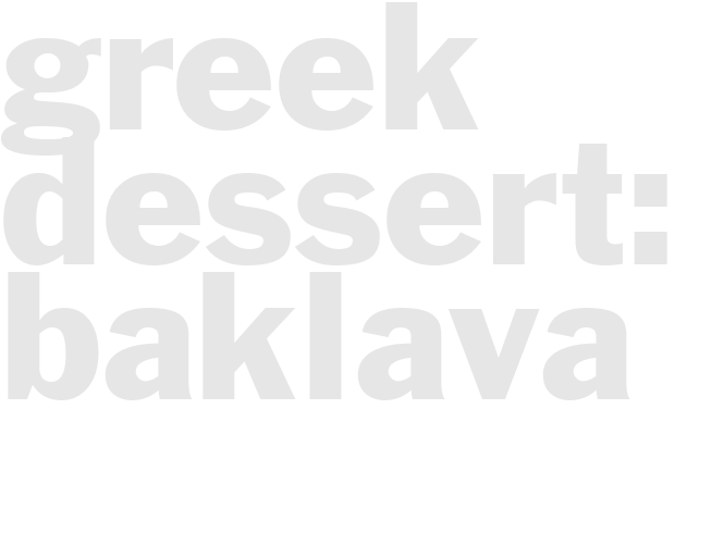 Greek Dessert: Baklava