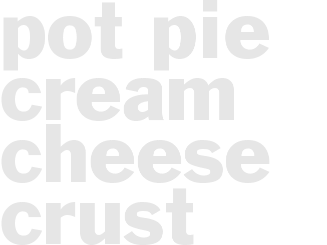 Pot Pie Cream Cheese Crust