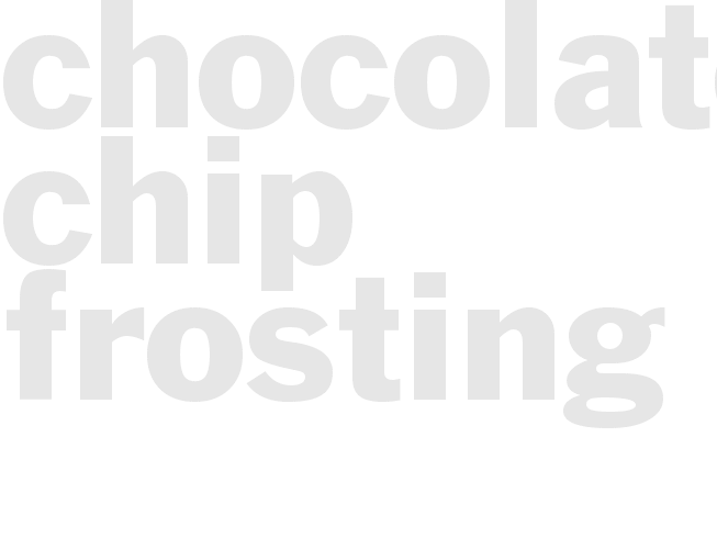 Chocolate Chip Frosting