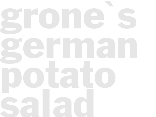 Grone's German Potato Salad