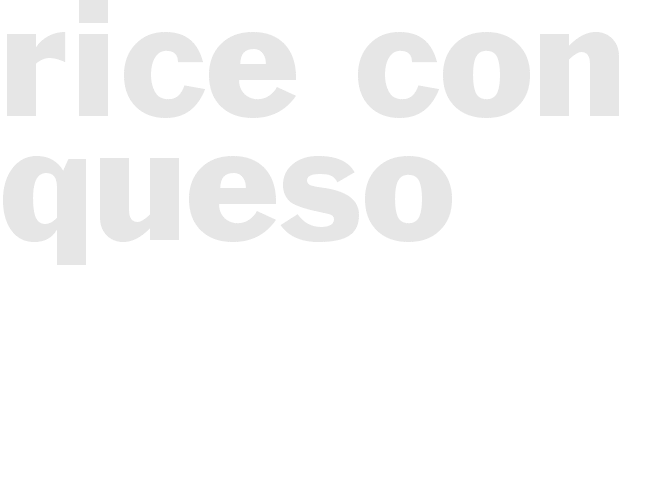 Rice  Con Queso