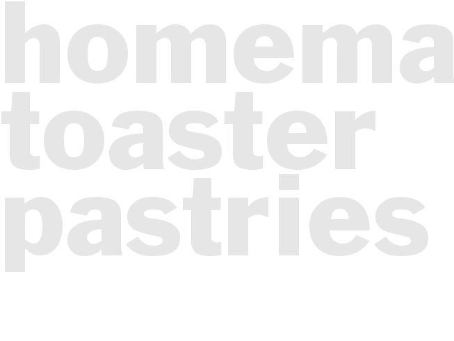 Homemade Toaster Pastries