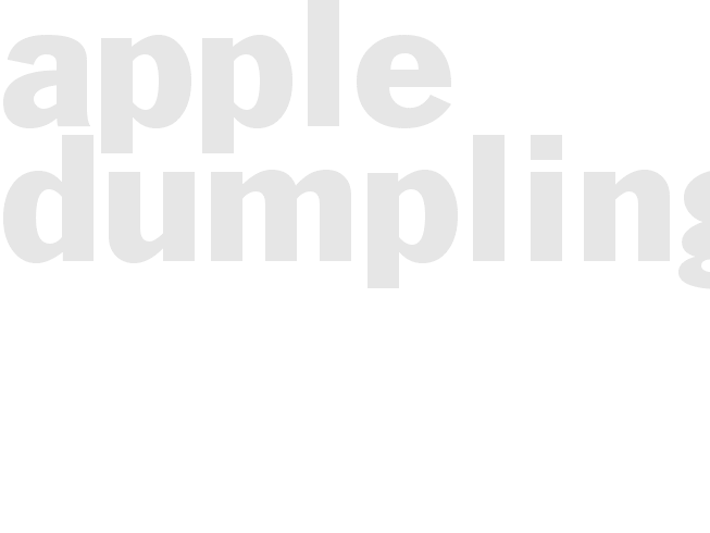 Apple Dumplings