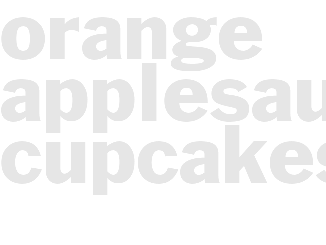 Orange Applesauce Cupcakes