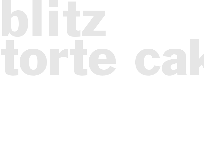 BLITZ  TORTE CAKE