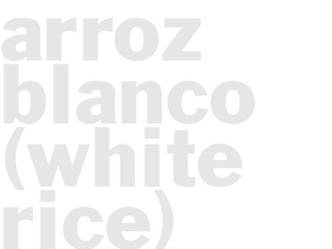 Arroz Blanco (White Rice)
