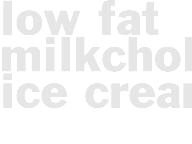 Low Fat MilkCholcolate Ice Cream