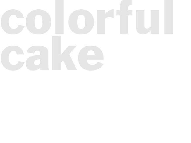 Colorful Cake