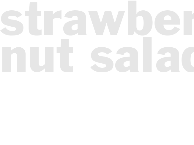Strawberry Nut Salad
