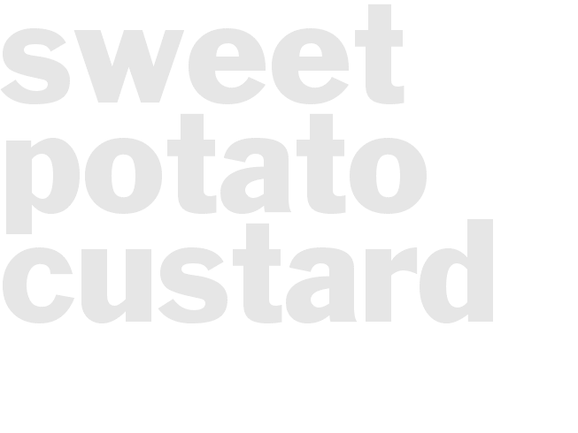 Sweet Potato Custard