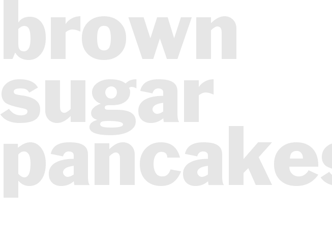 Brown Sugar Pancakes