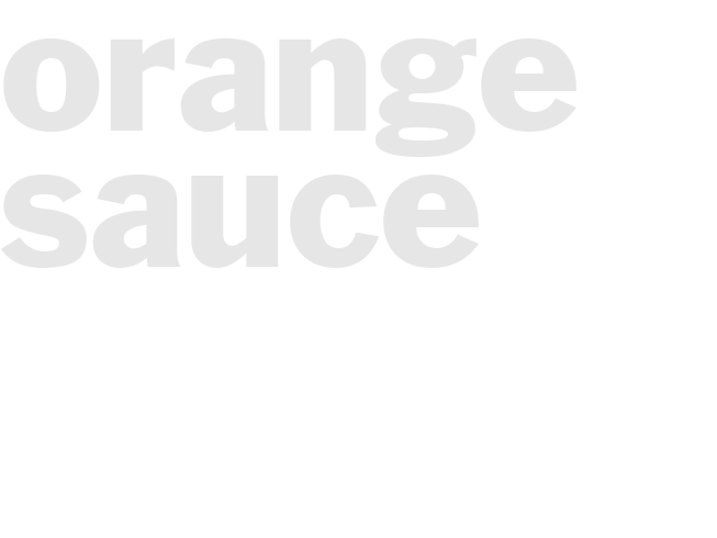 ORANGE SAUCE