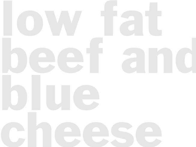 Low Fat Beef And Blue Cheese Salad