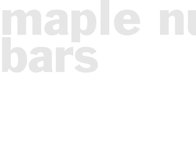 MAPLE NUT BARS