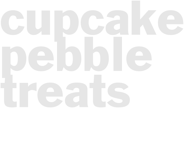 Cupcake Pebble Treats
