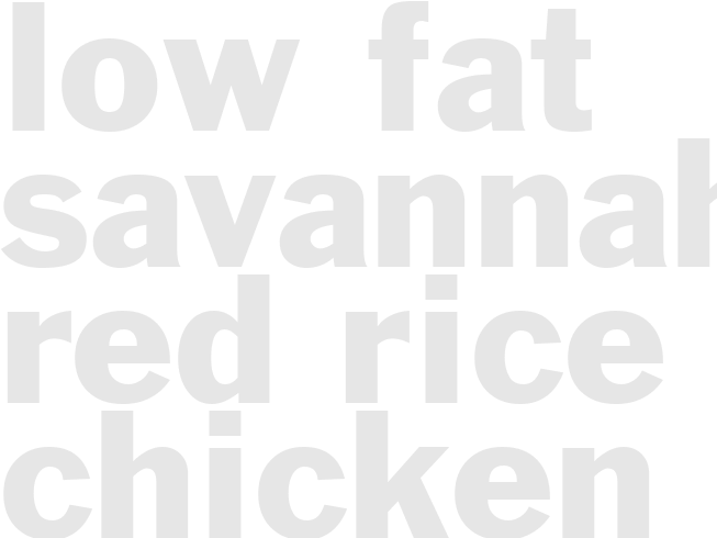 Low Fat Savannah Red Rice & Chicken