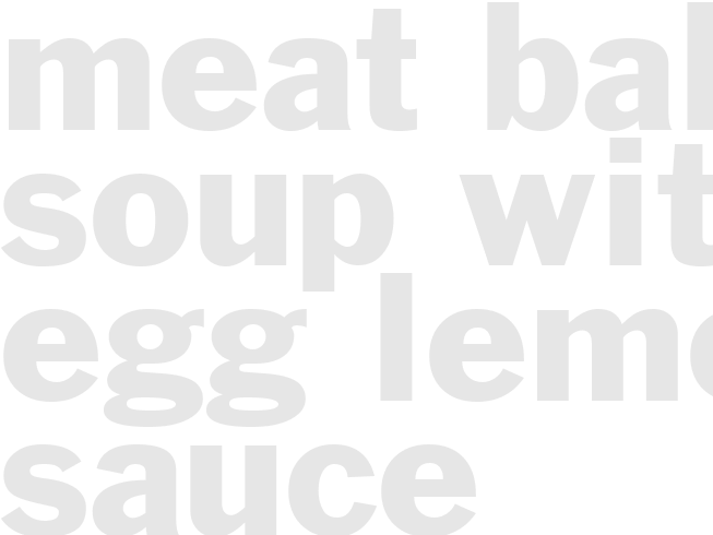 Meat Ball Soup With Egg Lemon Sauce
