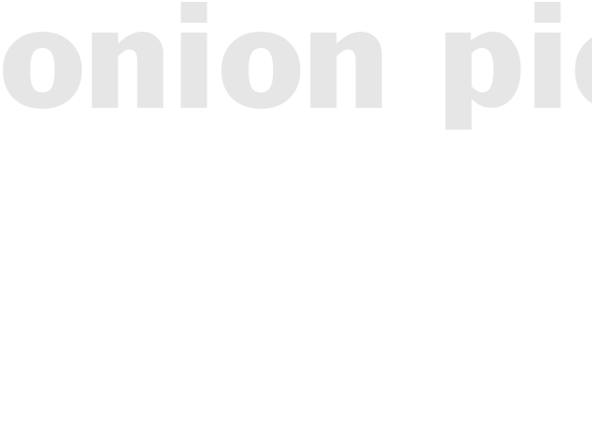 ONION PIE