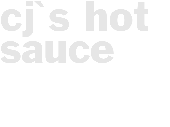 CJ'S HOT SAUCE